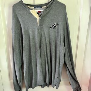 Tommy Hilfiger Heather Gray Long Sleeve Shirt xl